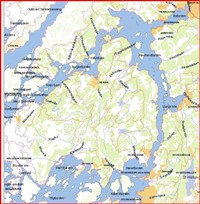 Fjordkarta Orust